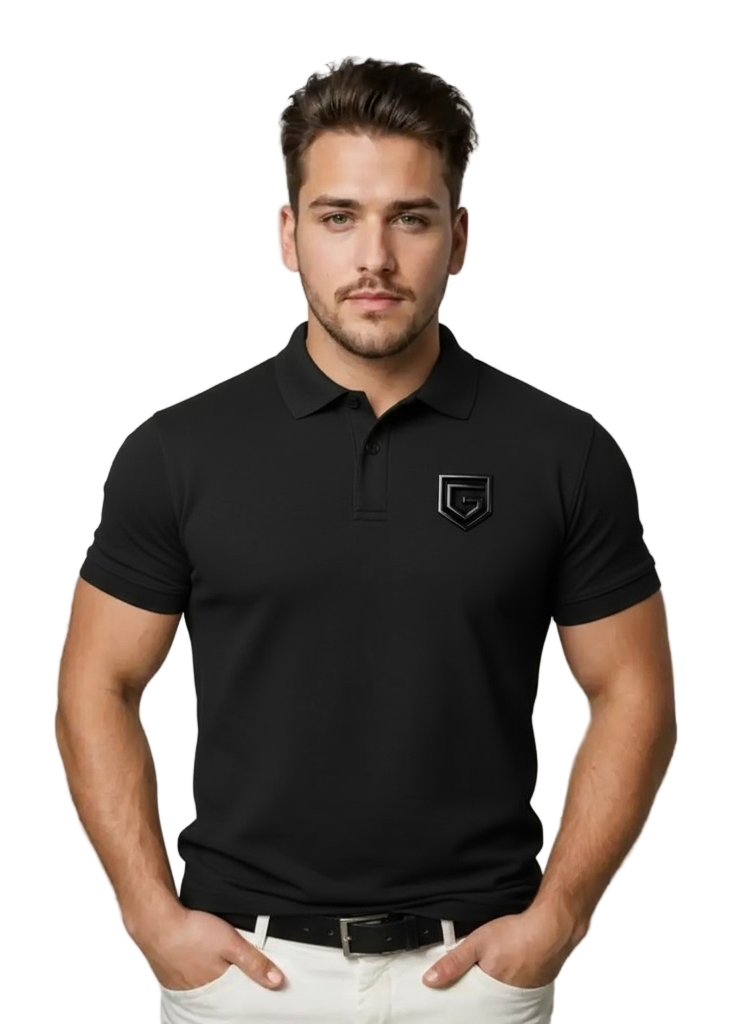 GUTTA Shield Polo - Black Edition