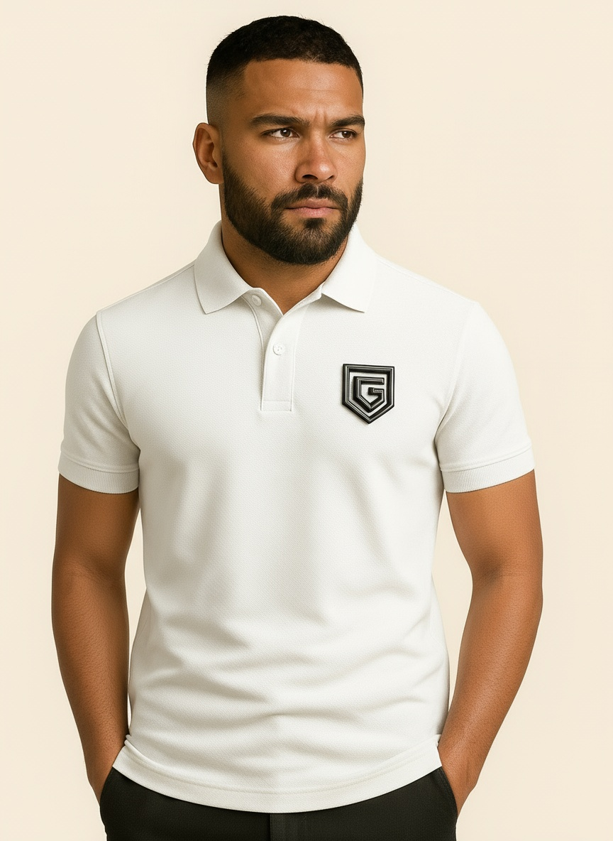 GUTTA Shield Polo - White Edition