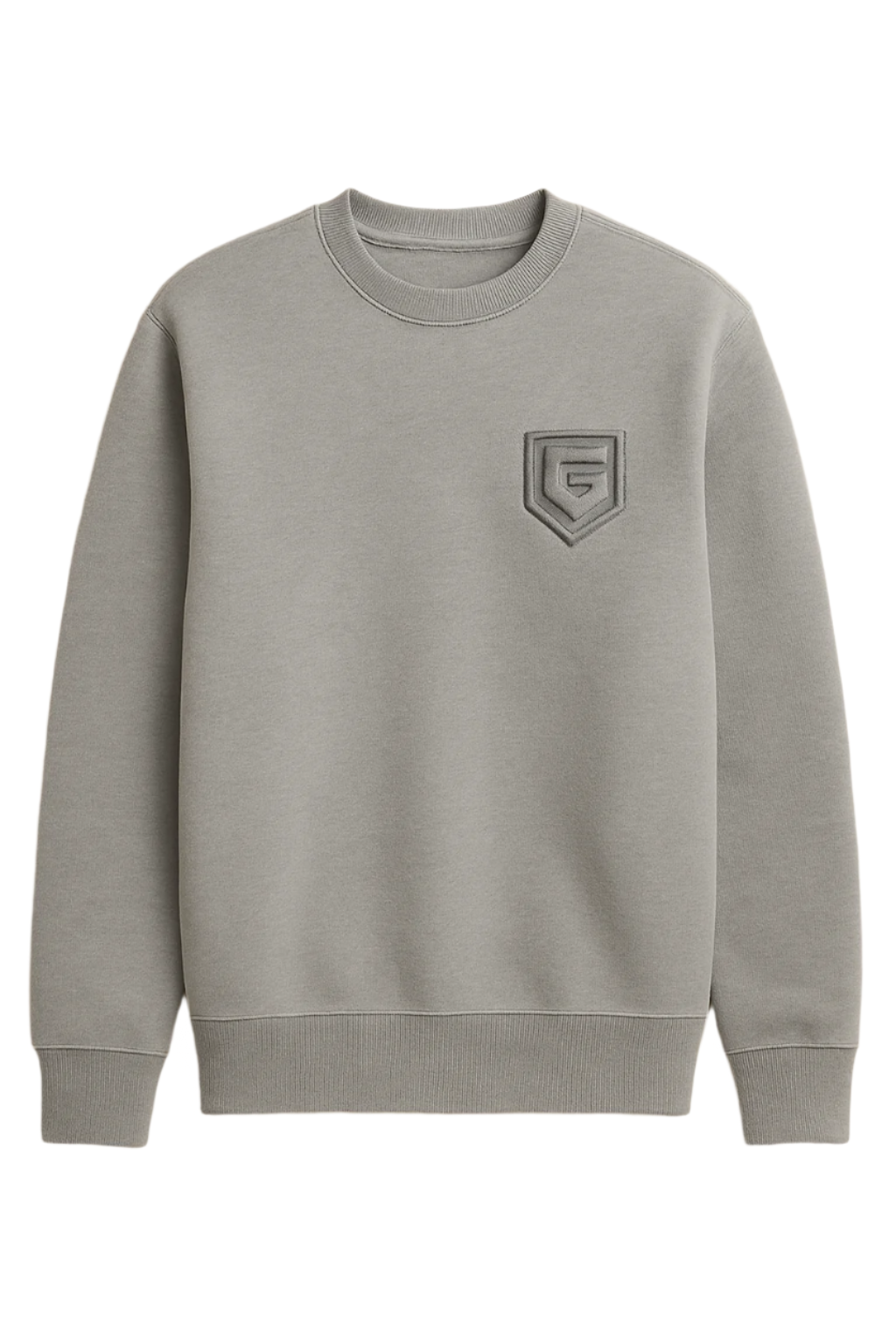 GUTTA Shield Logo Sweatshirt – Concrete Grey